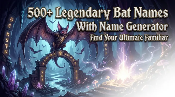 Bat Names With Name Generator