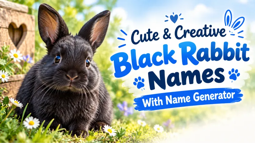 Black Rabbit Names With Name Generator