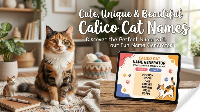 Calico Cat Names With Name Generator
