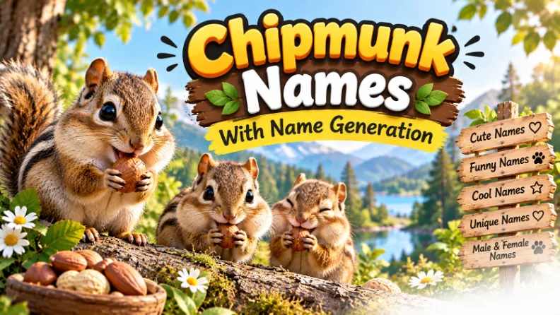 Chipmunk Names With Name Generation
