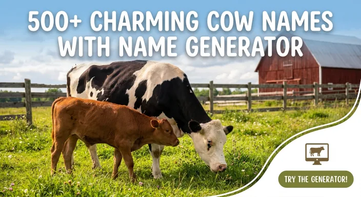 Cow Names With Name Generator