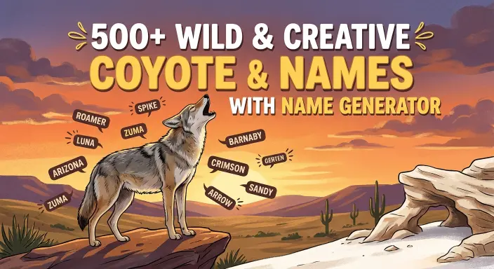 Coyote Names With Name Generator