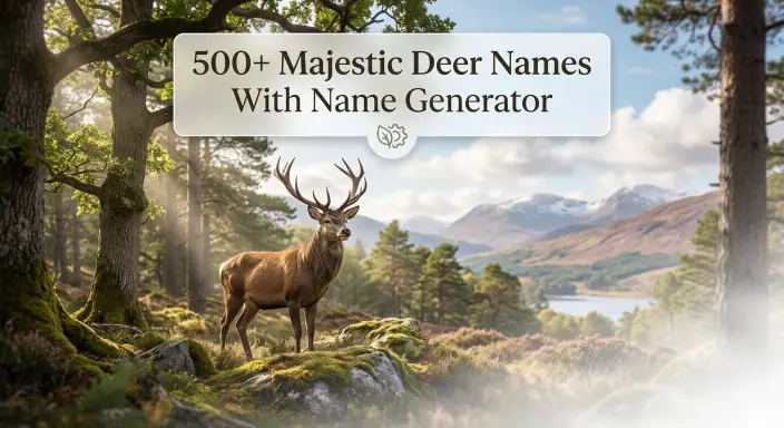 Deer Names With Name Generator