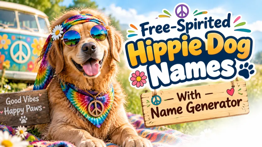 Hippie Dog Names With Name Generator