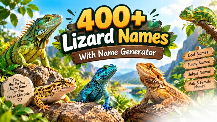 Lizard Names With Name Generator