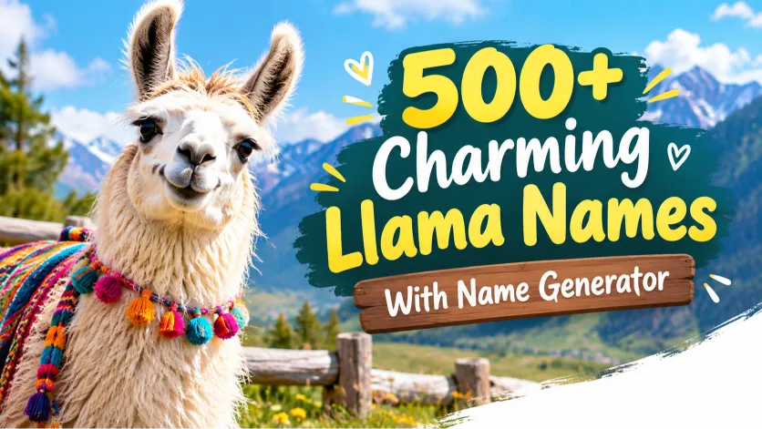 Llama Names With Name Generator