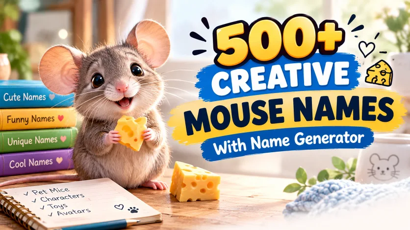 Mouse Names With Name Generator