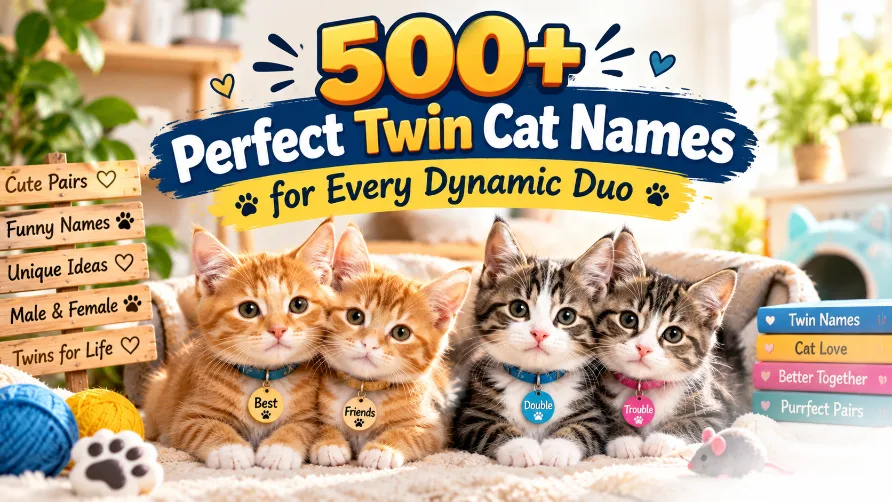 Perfect Twin Cat Names for Every Dynamic Duo