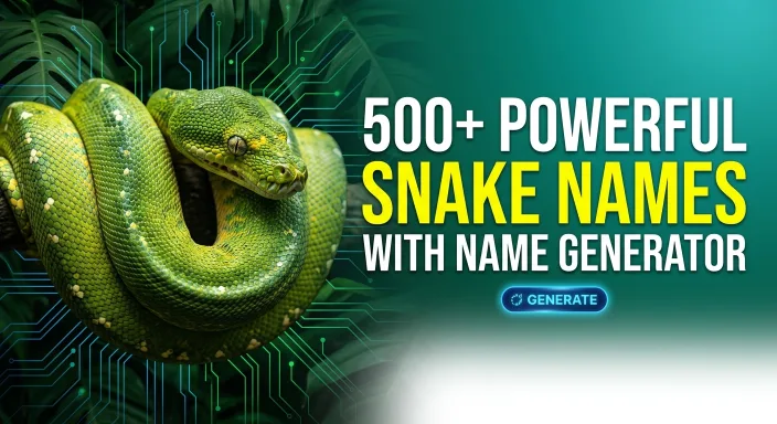 Snake Names With Name Generator