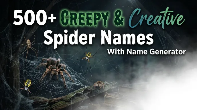 Spider Names With Name Generator