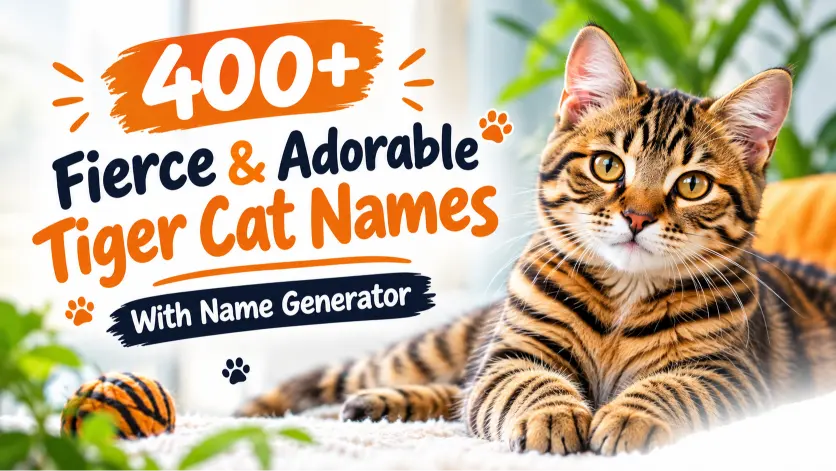 Tiger Cat Names With Name Generator