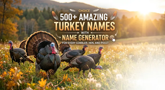Turkey Names With Name Generator