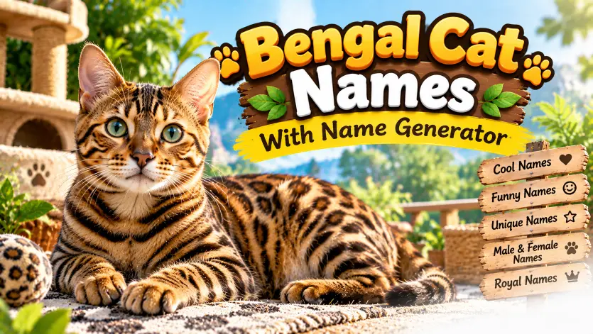 Bengal Cat Names With Name Generator