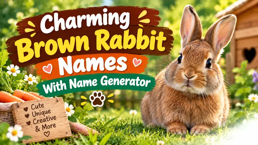 Brown Rabbit Names With Name Generator