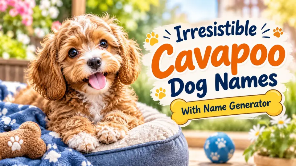 Cavapoo Dog Names With Name Generator