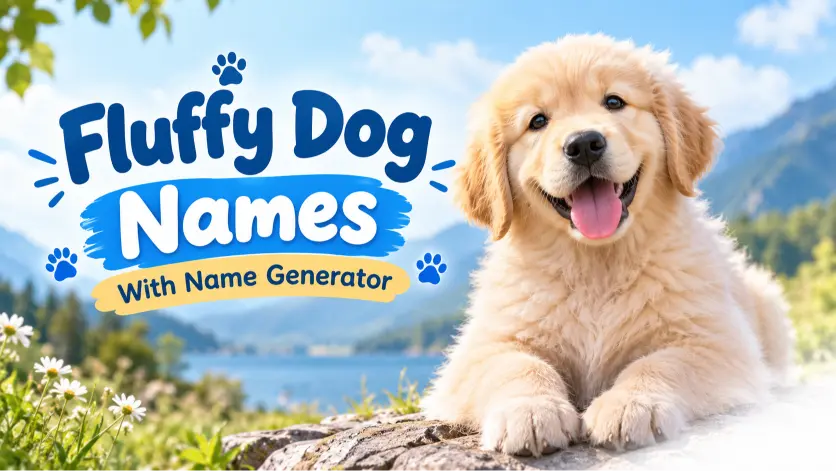 Fluffy Dog Names With Name Generator