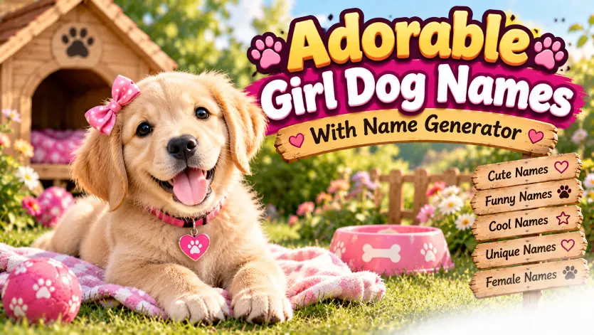 Girl Dog Names With Name Generator