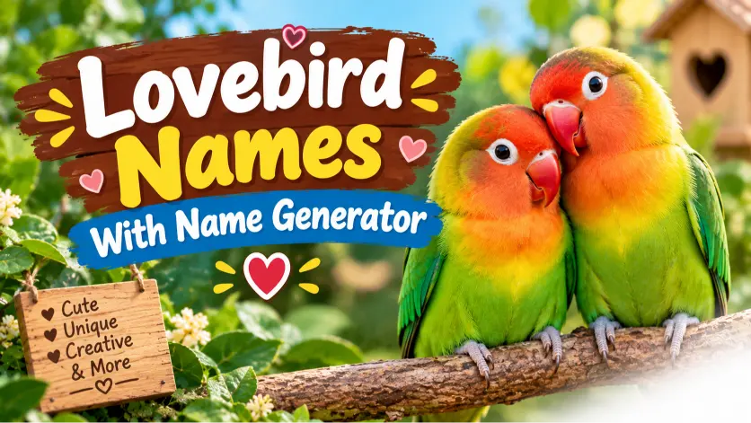 Lovebird Names With Name Generator