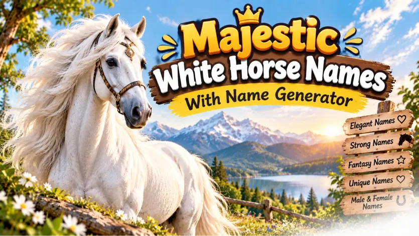 White Horse Names With Name Generator